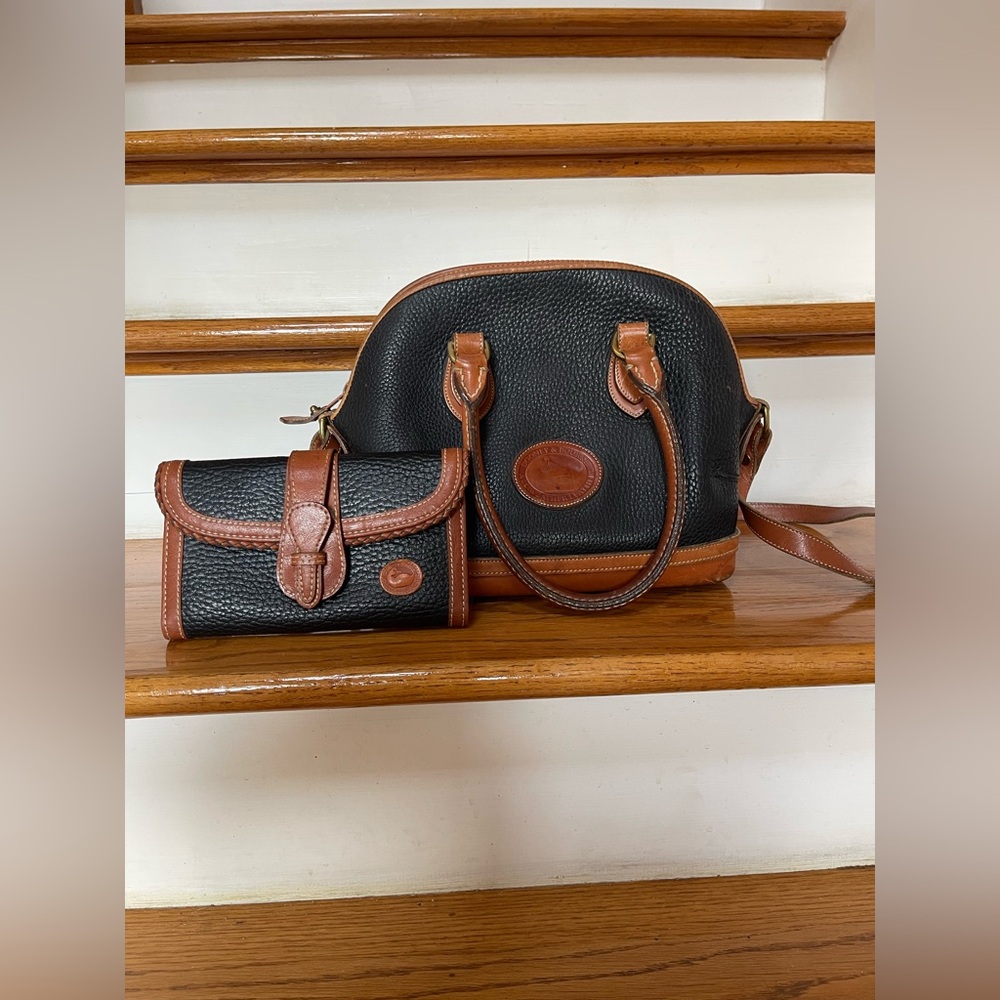 Dooney & Bourke Vintage Classic Norfolk Bag and Wallet